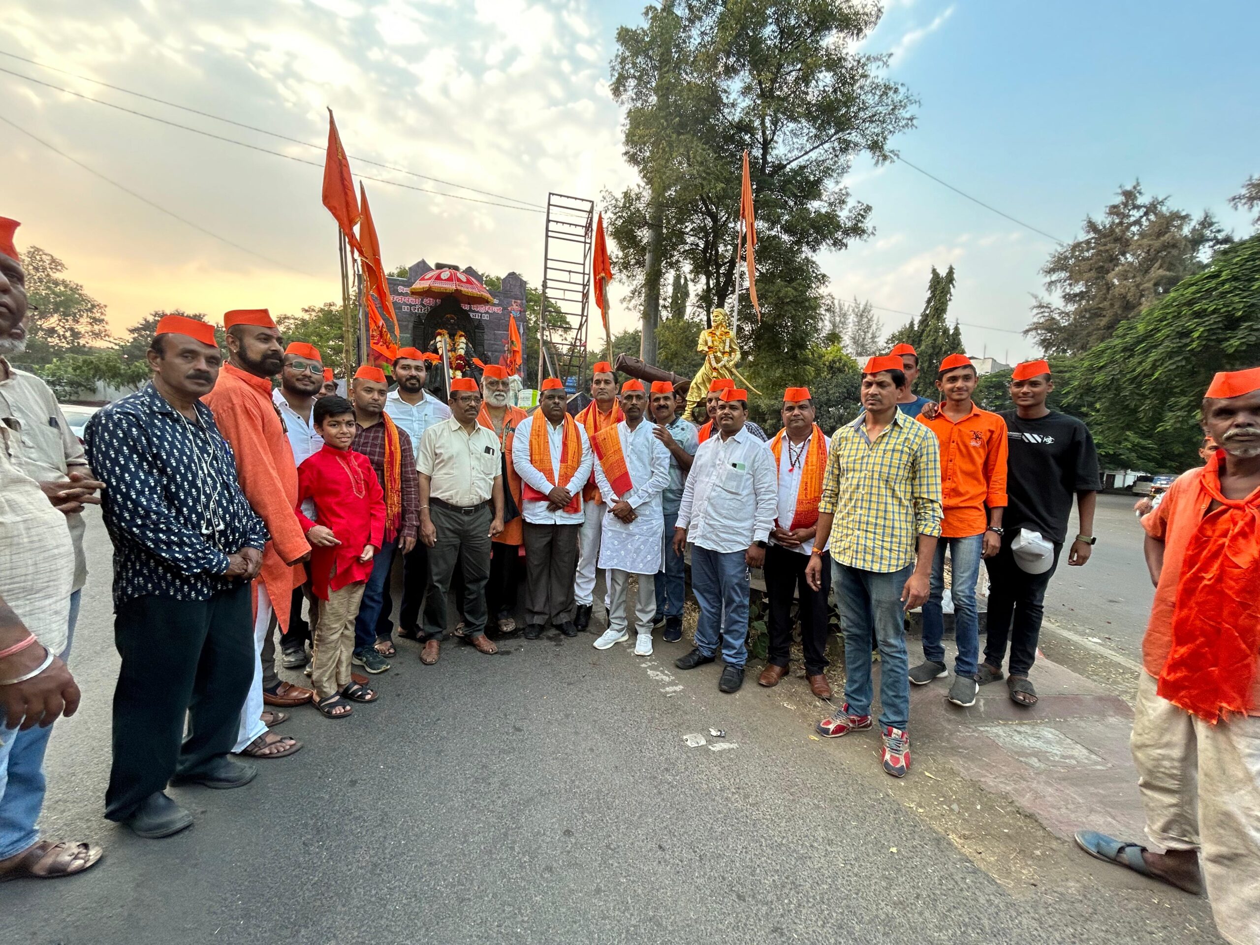 शौर्य यात्रेचे ठिकठिकाणी स्वागत